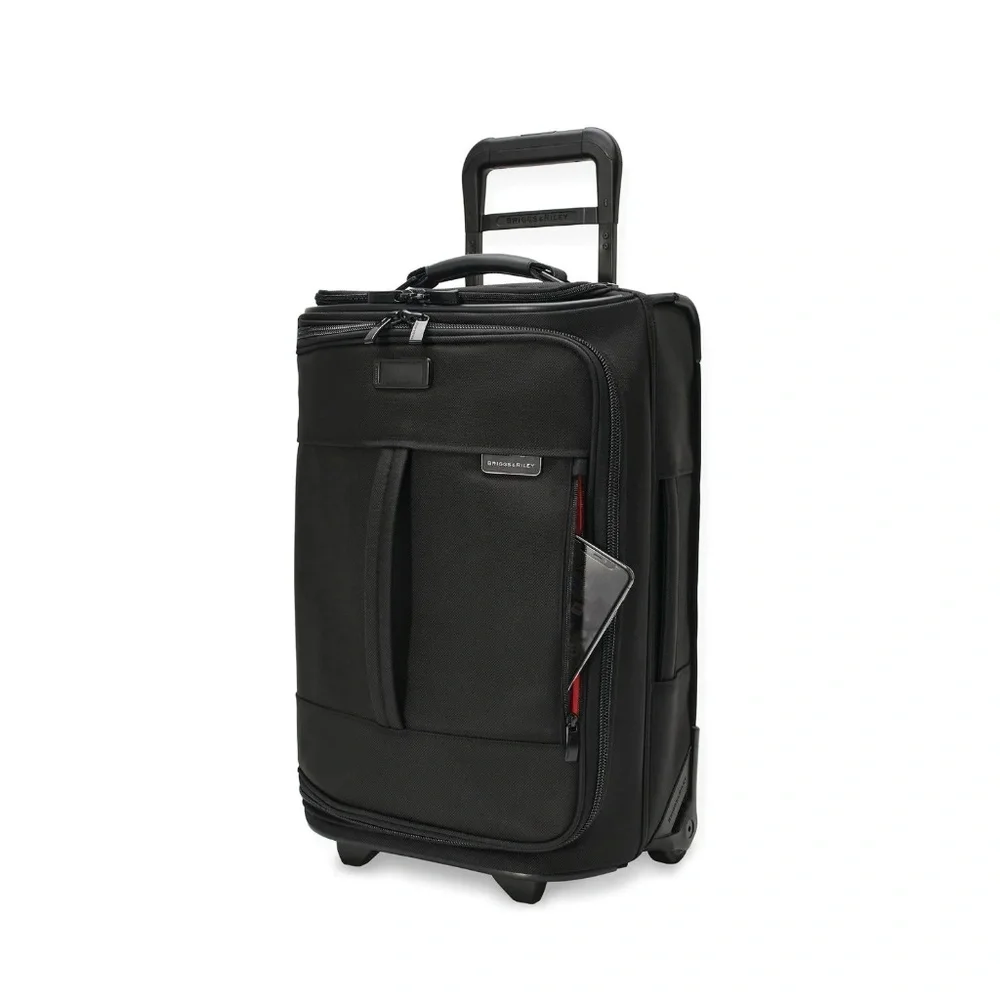 Briggs & Riley Baseline Global 2 Wheel Duffel Carry On Bag Travel Luggage Black
